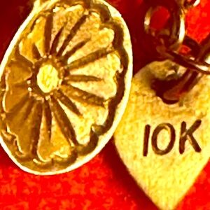 WOW POSHMARK - Authentic Me & Ro 10K Gold Engraved Reversible Pendant 10K Chain